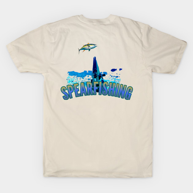 Spearfishing t-shirt designs by Coreoceanart